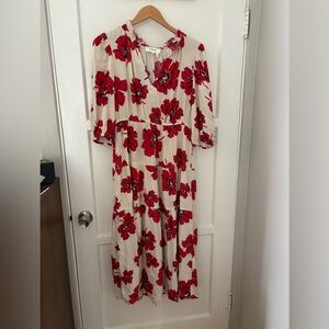 BA&SH floral midi dress